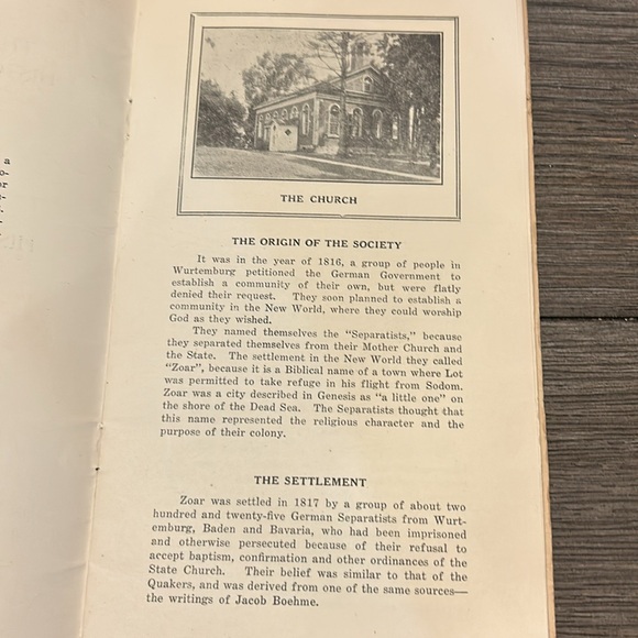 Rare booklet 1935 Zoar Ohio separatist society Joseph Bimeler early communist - Picture 5 of 12